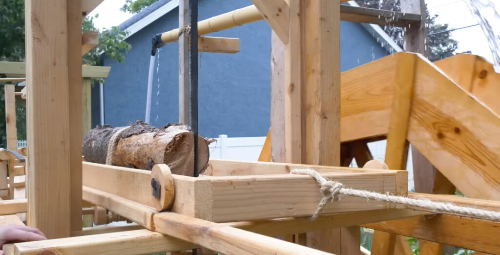 Man Builds Da Vinci's Sawmill In Real Life Using Period Appropriate Tools