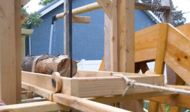 Man Builds Da Vinci’s Sawmill In Real Life Using Period Appropriate Tools