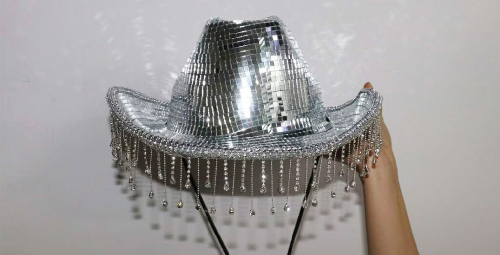Disco Ball Cowboy Hat: Stayin' Alive At The O.K. Corral
