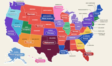 The Most Spoken Language In Each State Besides English And Spanish