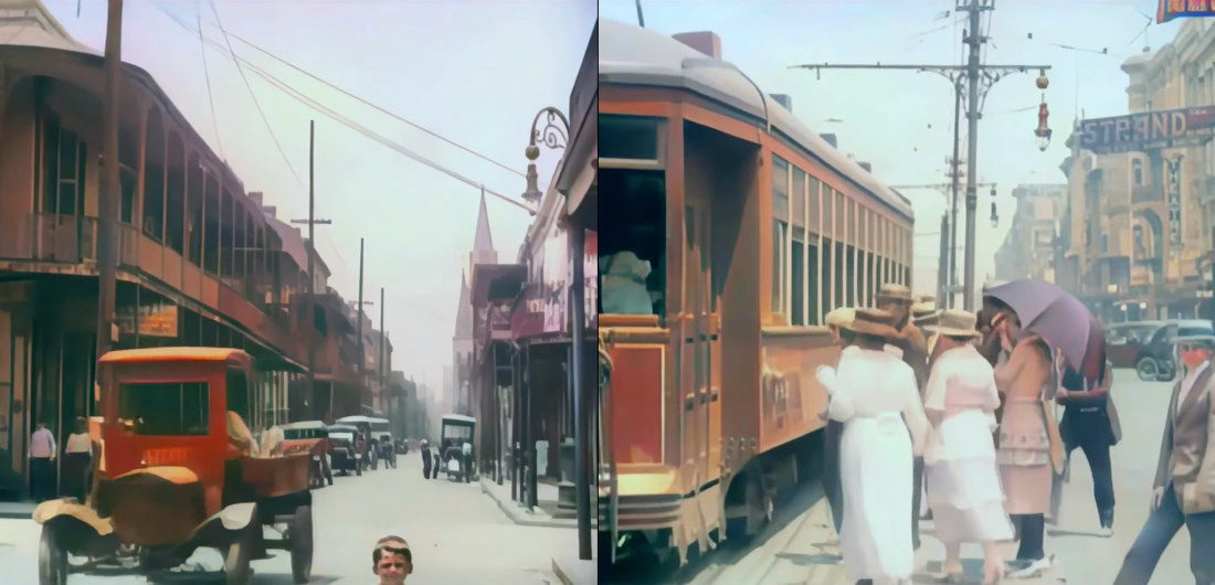 1920’s New Orleans Footage Gets Colorized, Remastered In HD