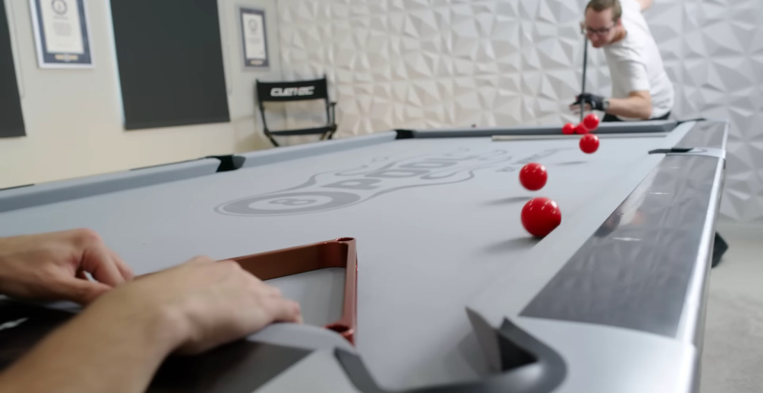 Pool Trick Shot Artist Has Invented Over 10,000 New Tricks