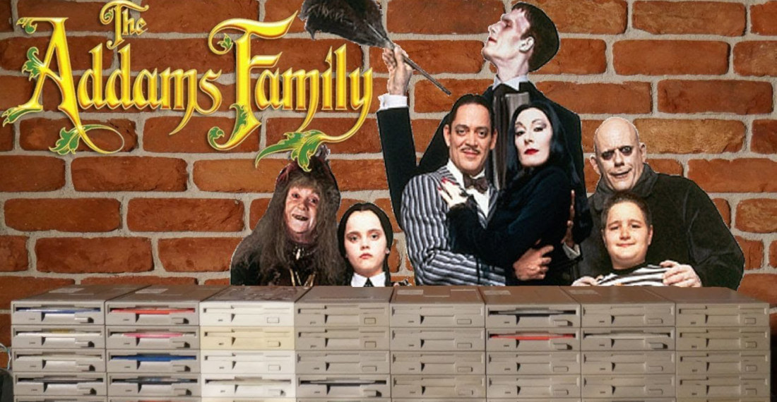 Addams Family Theme Performed By Old Computer Hardware