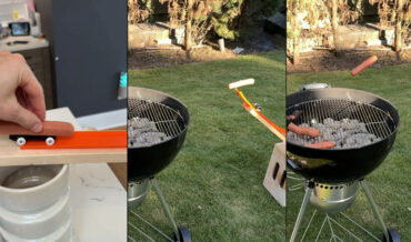 Hot Dog Hot Wheels Cars Launch Wieners Onto Grill