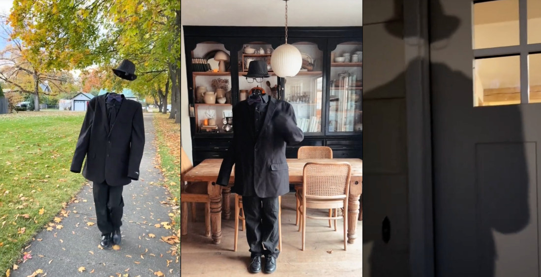Clever Invisible Man Halloween Costume