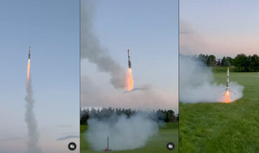 Model Rocket Replica Of Falcon 9 Makes Successful Landing
