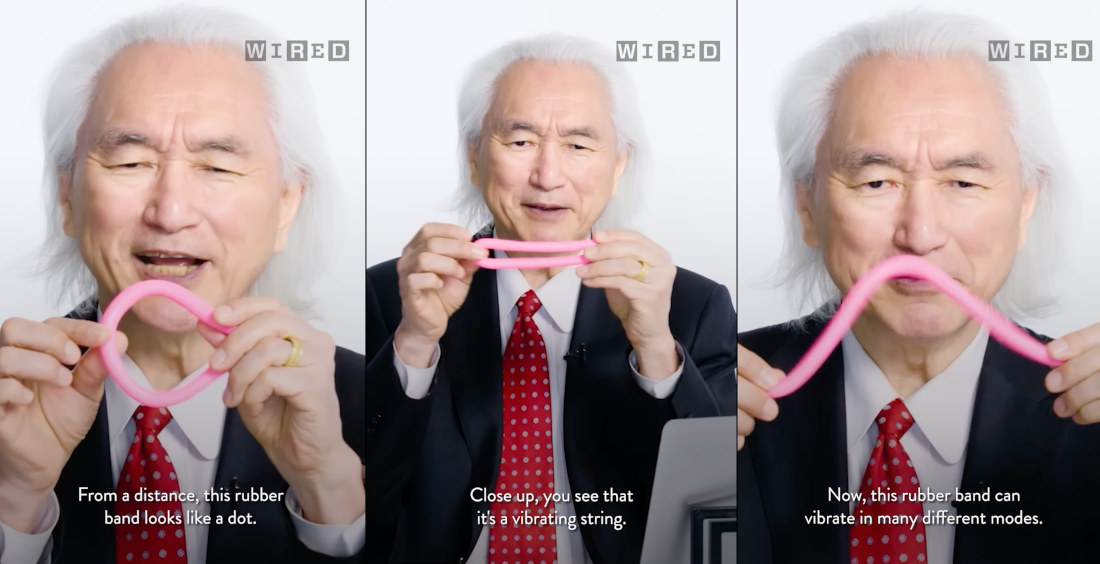 Theoretical Physicist Michio Kaku Explains String Theory In 60-Seconds