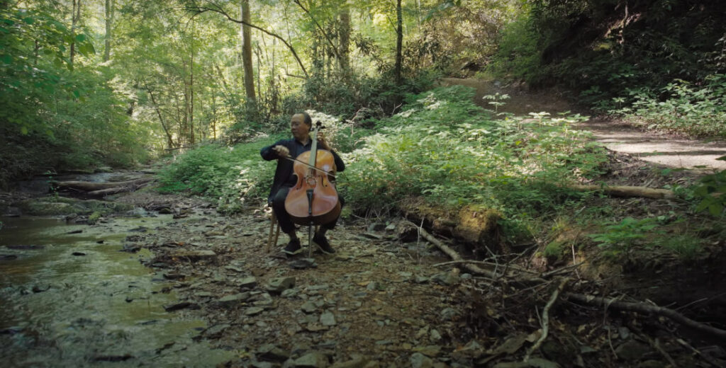 So Relaxing: Yo-Yo Ma Performs Bach Cello Concerto In The Woods