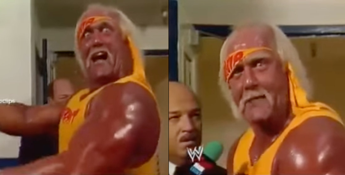 Hulk Hogan Promo In Reverse Is Why The Internet Was Invented