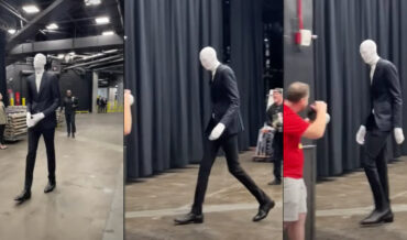 7’4″ NBA Player Shows Up For Halloween Game Dressed As Slenderman