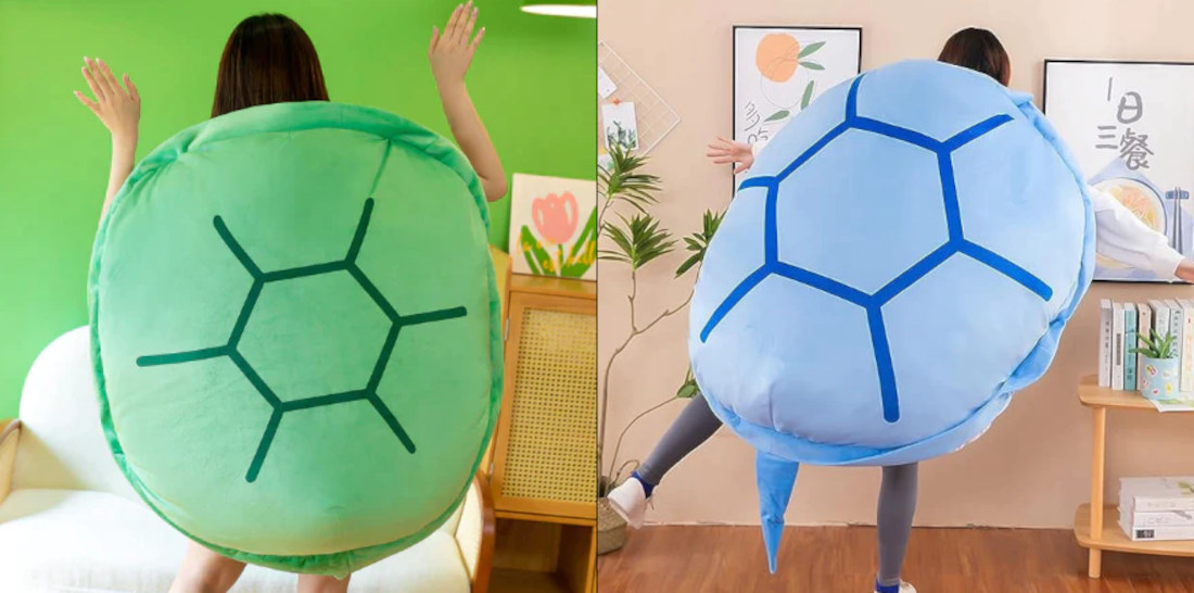 Wearable Plush Turtle Shell Designed To Help Reduce Anxiety
