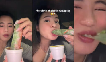 Alleged Foodie Unknowingly Eats Plastic Wrap On Spring Rolls