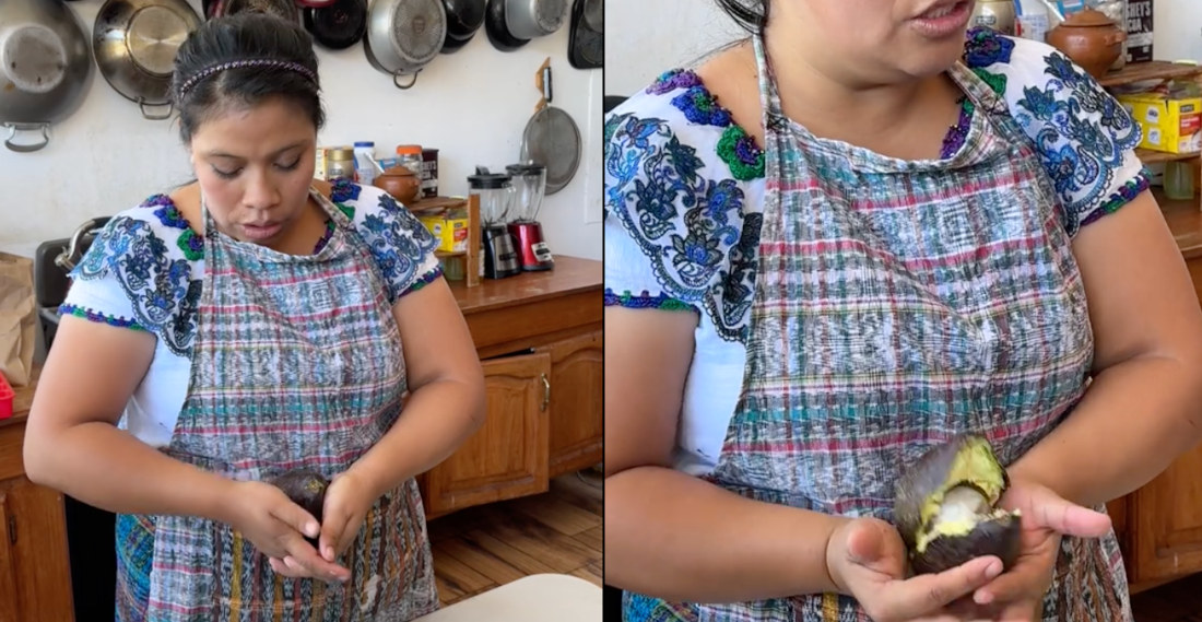Guatemalan Chef Demonstrates How To Open An Avocado With No Knife