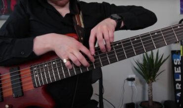 Playing Ragtime Piano ‘The Entertainer’ Fingerstyle On Bass Guitar