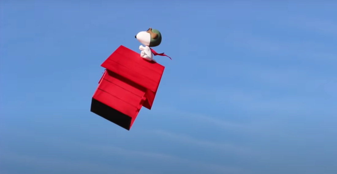 Actual Flying Version Of Snoopy And Doghouse