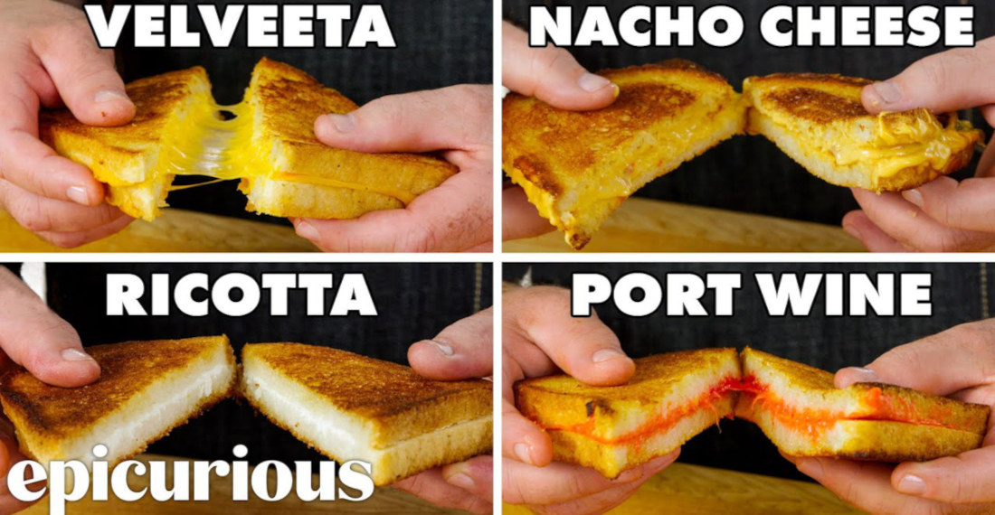 Cheese Expert Makes A Grilled Cheese With Each Of 56 Different Cheeses