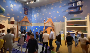 Giant Replica Of Andy’s Bedroom From Toy Story Makes Visitors Toy-Sized
