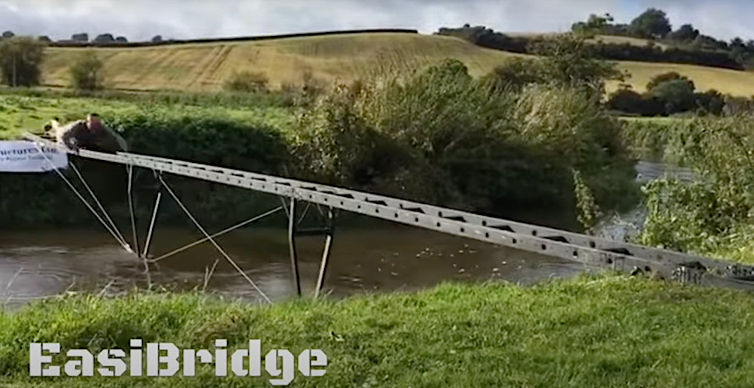 59-Foot Portable Ladder Bridge Is Perfect For Sneak Attacks