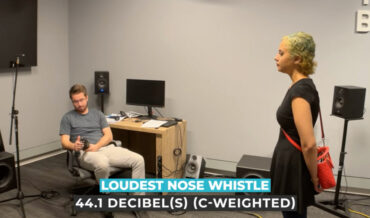 44.1dB: Canadian Woman Sets World Record For Loudest Nose Whistle