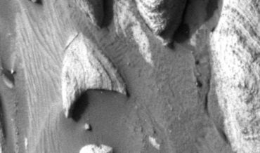 Star Trek Starfleet Insignia Spotted In Rock Formation On Mars