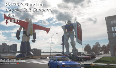 Mecha Size Comparison Viewed First Person From Standing At Ground Level