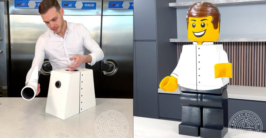 Making A Giant LEGO Minifig Entirely Out Of Chocolate