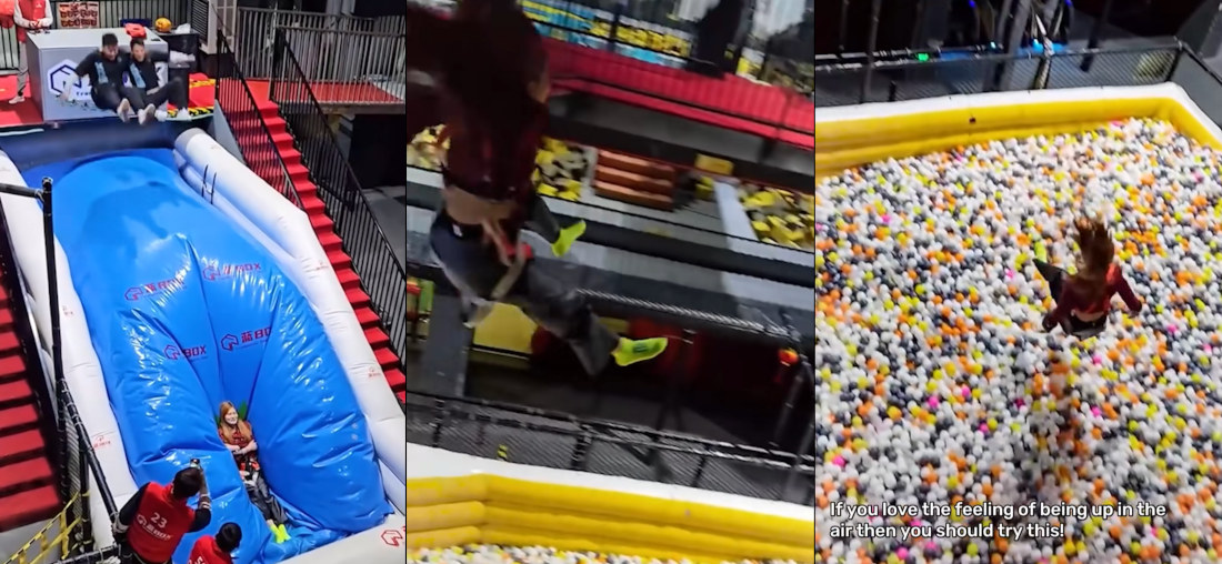 Getting Blob Launched Into A Giant Ball Pit