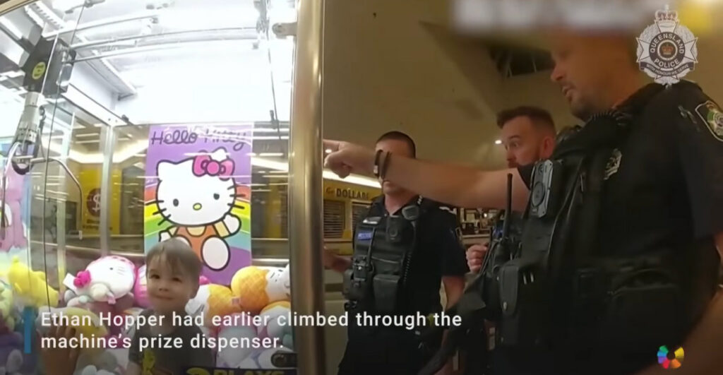 Police Called To Retrieve 3-Year Old That Climbed In Claw Machine Game