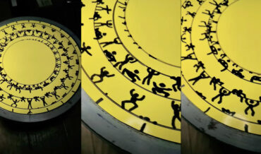 Awesome Phenakistiscope Animation Of Stick Figures Climbing