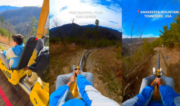 First Person POV Ride Down America’s First And Only Single-Rail Mountain Coaster