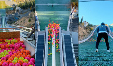 200 Soccer Balls Down Practice Ski Jump Slope Vs Goalie