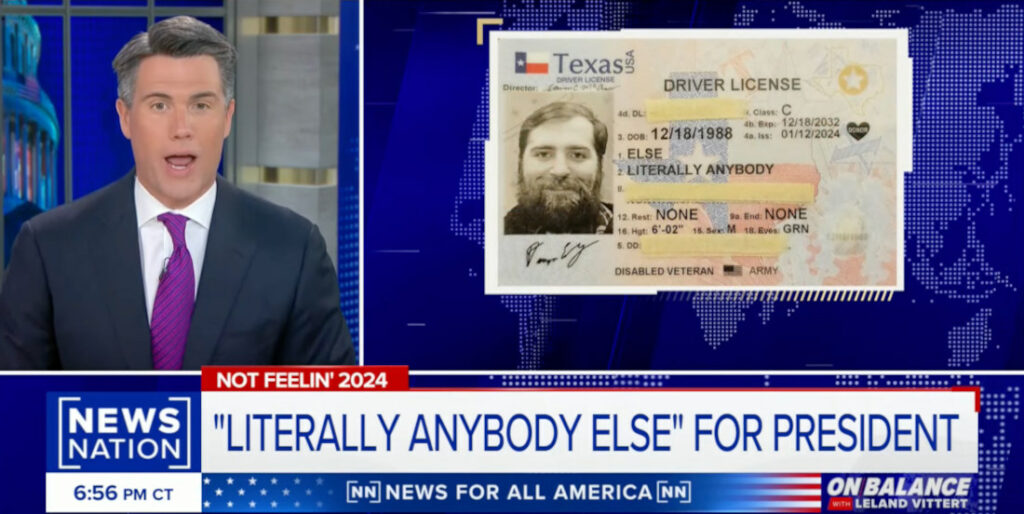 Man Legally Changes Name To 'Literally Anybody Else', Is Running For President