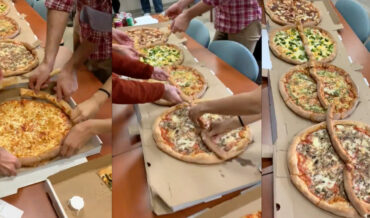 Pi Explained With Pizzas And A Pizza Crust
