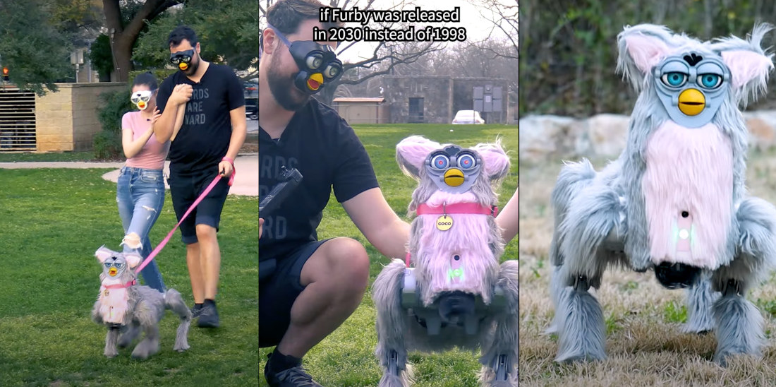 Freaky Deaky 4-Legged Furby Mutant