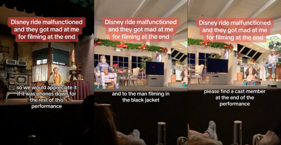 Disney Employee Calls Guy Out For Filming During Malfunctioning Animatronics