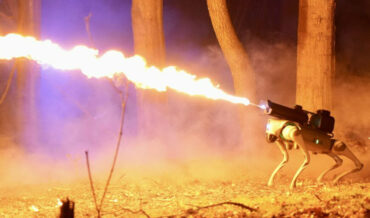 Thermonator Robotic Dog With Flamethrower Attached Is A Real Product You Can Buy