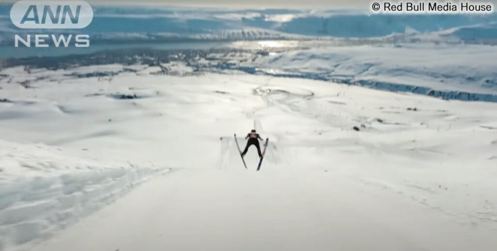 Ski Jumper Sets New World Record With Insane 291-Meter Jump