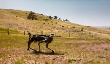 Robotic Dog With AI-Powered Rifle Attached: The End Nears
