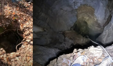 Tiny Hole In Ground Opens To 220-Foot Deep Cave Well