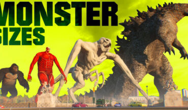 Monster Size Comparison From Popular Movies And Video Games