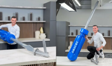 Creating A Giant 5-Foot Screwdriver And Screws Entirely Out Of Chocolate