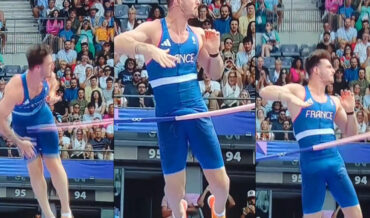 Pole Vaulter’s Junk Brings Bar Down