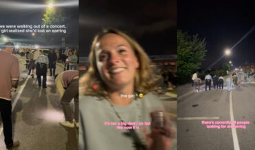 Feel Good Friday: Group Of Strangers Help Search For Lost Earring After Concert