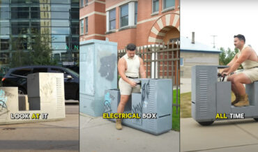 Anti-Theft Electric Bike Looks Like Unassuming Electrical Boxes When Parked