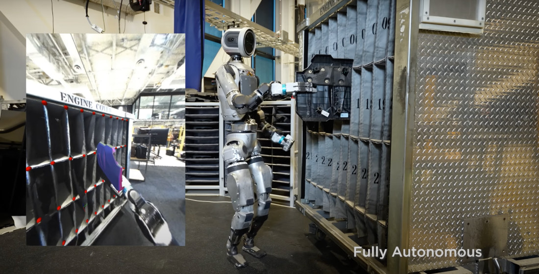 Boston Dynamics Atlas Robot Handling Tasks Fully Autonomously