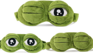 Frog Sleep Mask With Adjustable Eyes Is A Real Product That Exists
