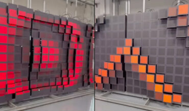 Kinetic LED Block Moving Wall