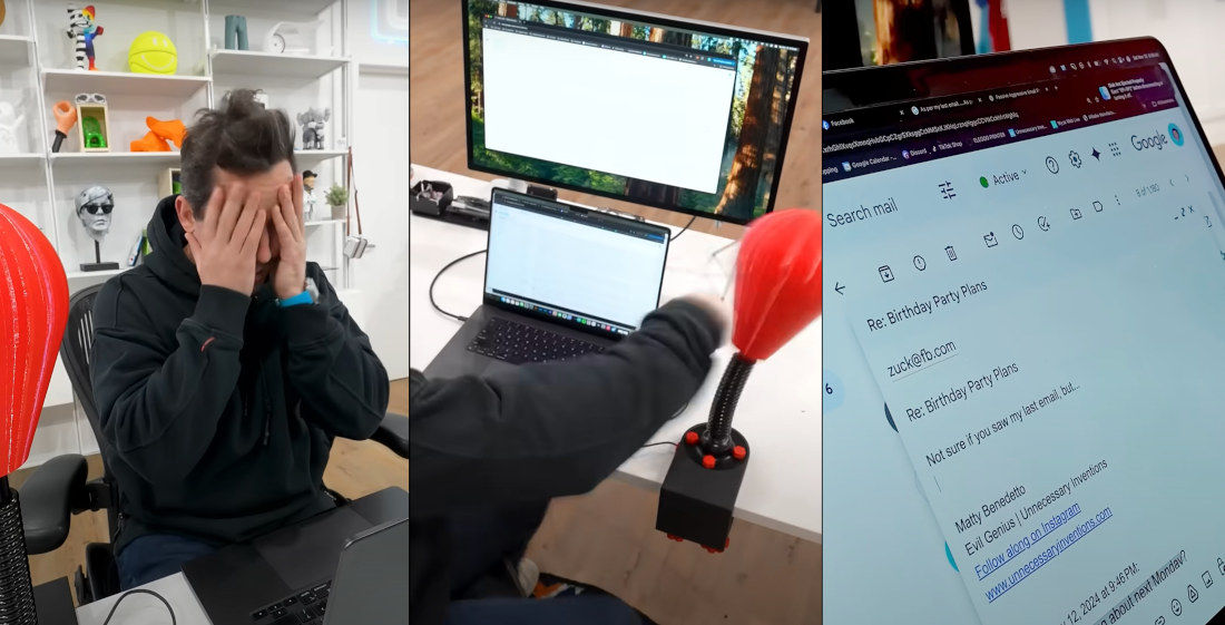 Punching Bag Generates Passive-Aggressive Email Opening Lines