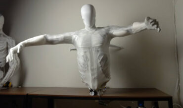 Terrifying Robotic Torso With 910 Simulated Muscles