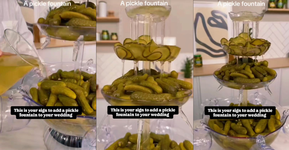 Pickle Fountains: No Party Is Complete Without One